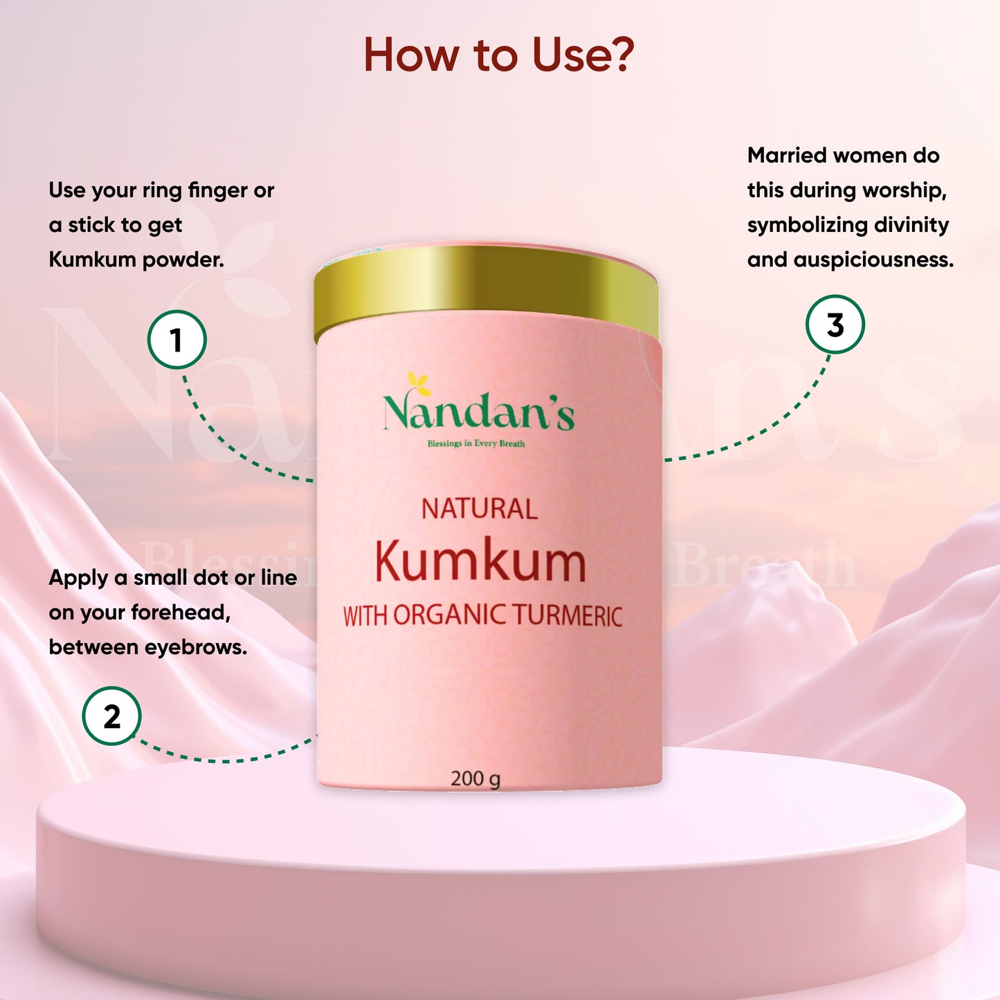 Nandan Kumkum Powder