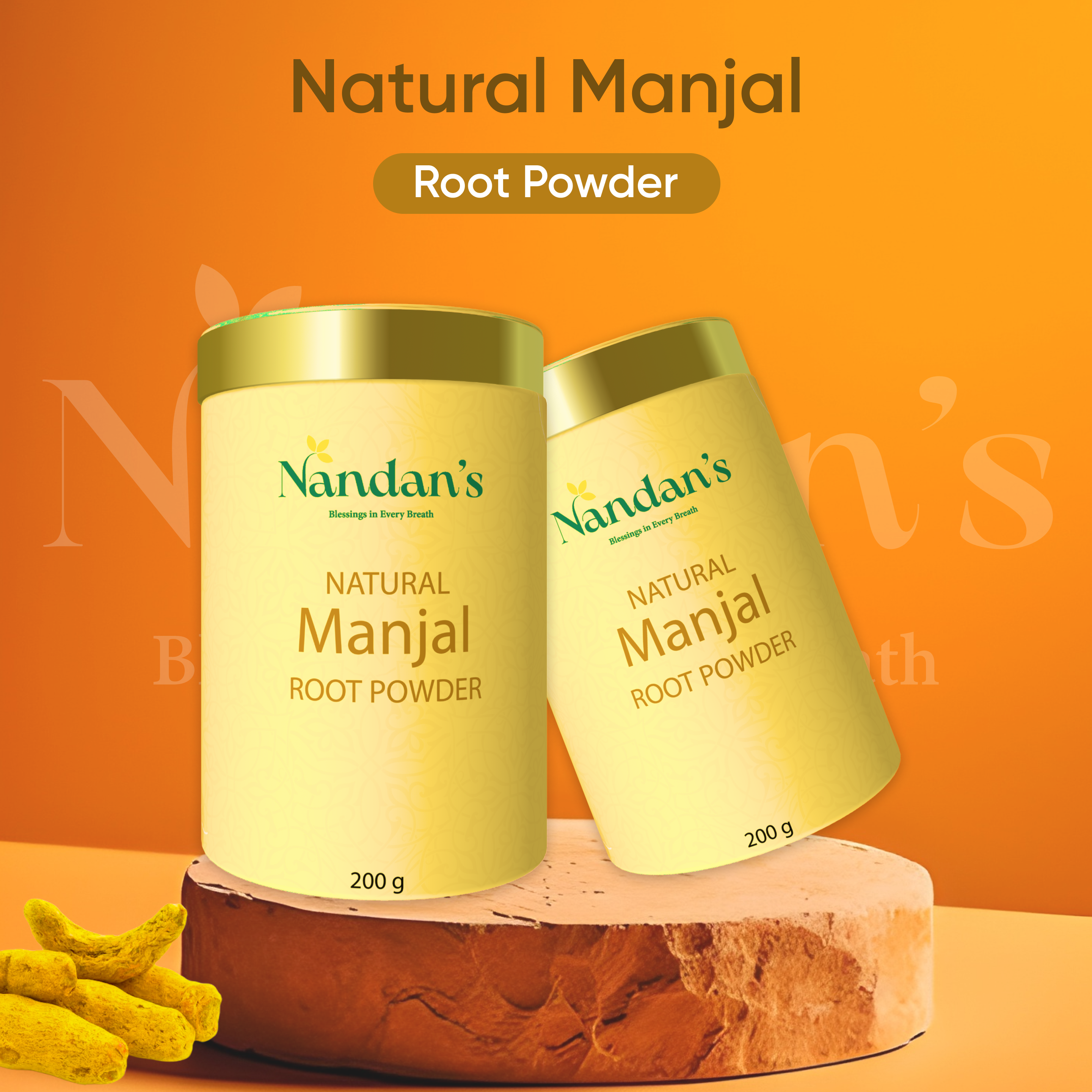 Nandan Manjal Powder – Nandans